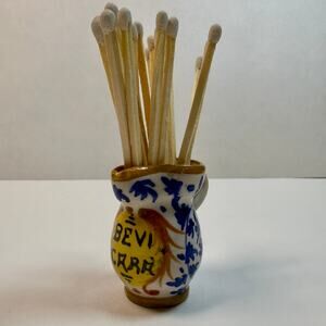 Italian Pitcher Matchstick Vessel